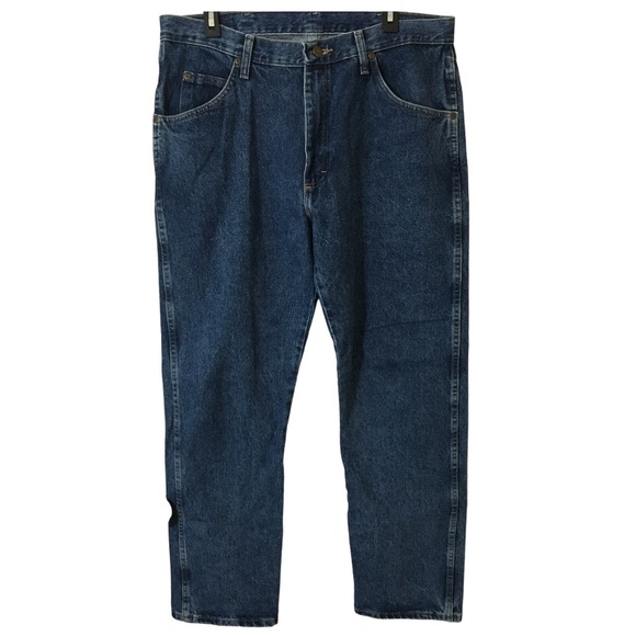 Wrangler 36x32 Regular Fit 965T1DS 100% Cotton Prewashed Indigo Jeans - Picture 1 of 4